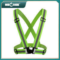 NEOBEE เสื้อกั๊กสะท้อนแสงแบบสายคล้อง ปรับไซซ์ ได้ รุ่น LA-2027 ขนาด 50 x 53 ซม. สีเขียว
