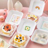 Boîte demballage micro-ondable pour la maison poulet bento nourriture beaucoup de cuisson dessert gâteau hamburger collation boîte à lunch 50 pièces