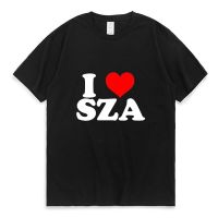 ☂☑  I Love SZA Good Days Graphics Print Men Women T-shirt Hip Hop Rapper 90s Vintage Short Sleeve Tees Teen Streetwear Trend T Shirt