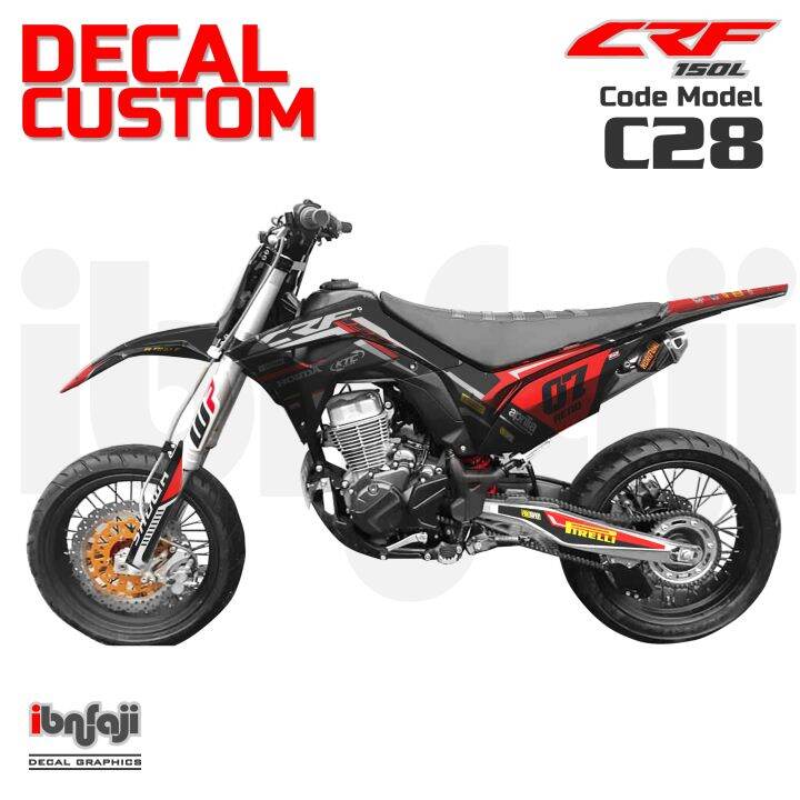 Decal Crf L Full Body Desain Free Request Custom Lazada Indonesia