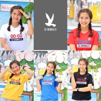 ?HOT เสื้อยืดแขนสั้นงานปักงานป้ายCCOO ใส่ได้ทั้งหญิงและชาย [ผ้าCOTTON100%]  [ไซส์ S,M,L,XL], มีบริการเก็บปลายทาง NO.37