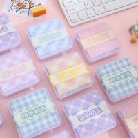 200 Sheet Boxed Sticky Stationery Notepad Color Lattice Office Bookmark Sticky Notes N Times Stickers Notebook Student Memo Pad