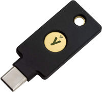 Yubico - YubiKey 5C NFC - Two Factor Authentication USB and NFC Security Key, Fits USB-C Ports and Works with Supported NFC Mobile Devices - Protect Your Online Accounts with More Than a Password