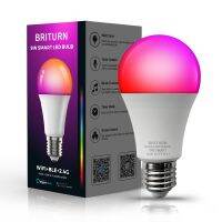 [HOT QQZIWWUJJWG 104] BRITURN มาใหม่หลอดไฟ E27 Wifi ควบคุมสมาร์ท110โวลต์240โวลต์ที่มีสีสัน LED