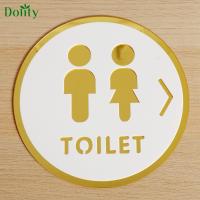 Dolity 7.8นิ้วสัญลักษณ์อะคริลิคห้องน้ำป้ายประจำตัวสำหรับสำนักงานธุรกิจ