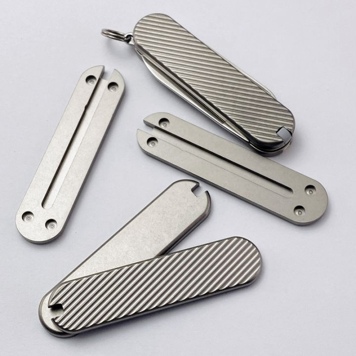 hot-1-titanium-alloy-folding-handle-scales-grip-for-58mm-knives-shank-make-replace-repair