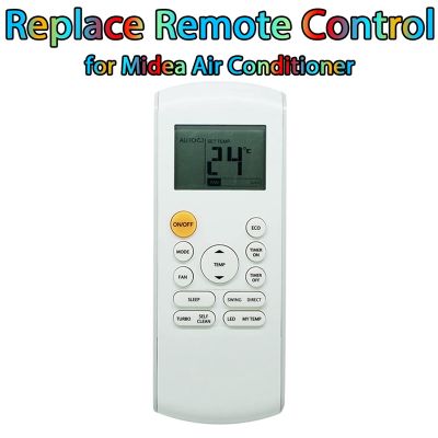 Replace Remote Control for Midea Air Conditioner RG57A7/BGEF RG57A6/BGEFU1 CR166-RG57A6EU-6 RG57B2/BGE