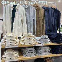 UNIQLO U ห้องลองเสื้อหยวนบริสุทธิ์มาตรฐานในการตัด! เสื้อเชิ้ตแขนยาวสำหรับผู้หญิง22ในฤดูใบไม้ร่วงผู้ชายผ้าสักหลาดอ่อนสำหรับคู่รักซักแล้ว