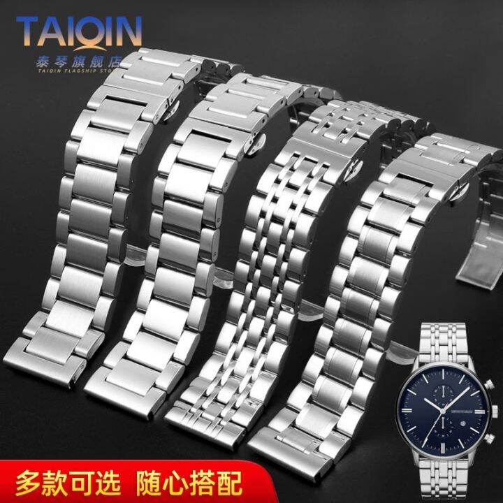 suitable-for-armani-ar1648-stainless-steel-watch-strap-male-ar0389-1981-ar11238-strap-steel-strap-22mm