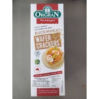 ?Import for U? Orgran Buckwheat Wafer Crackers ขนม ปัง บัควีท อบกรอบ ออแกรน 100 กรัม