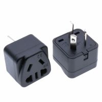 NEW EU/AU/US insert to AU 3 pins plug adapter Type I conversion socket With insulated power adapter Universal travel Wires  Leads  Adapters