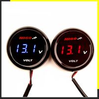 Motorcycle Koso Voltmeter Volt meter Voltage Universal Round Mini LED Digital For Yamaha XMAX NMAX Y15 ZR LC135 Instruments