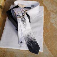 Free Shipping New fashion male men 39;s casual Original handmade wedding party birthday unique tie printed necktie host Western