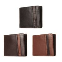 PU Short Wallet Credit Card Holder Business Gift Change Pocket for Men Coin Purse Money Bag