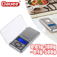 Mini Electronic Scales ความแม่นยำสูง 500g x 0.1g Pocket Digital Scale สำหรับทองเงินสเตอร์ลิงเครื่องประดับ Balance Gram สำหรับห้องครัว-paeoui