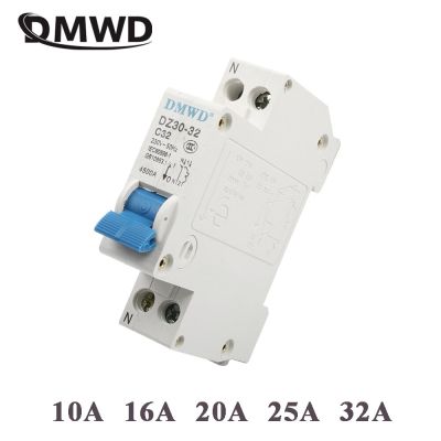 Dmwd-mini disjuntor de corrente residual rccb  mini disjuntor dmwd dpn 1p + n 10a 16a 20a 32a 220v 230v 50hz 60hz