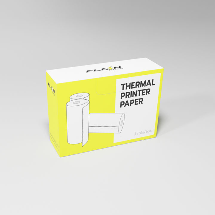 flash-toy-sticker-paper-กระดาษสติกเกอร์ของเล่นแฟลช-สติ๊กเกอร์ปริ้น-กระดาษความร้อน-กระดาษสติ๊กเกอร์-x3ม้วน