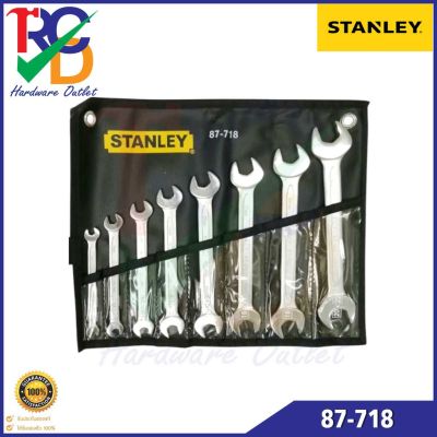 Stanley 87-718 ชุดประแจปากตาย ขนาด 6 - 22 mm. (8 ตัวชุด) - ซองไนล่อน