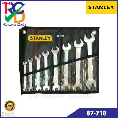 STANLEY 87-718 ชุดประแจปากตาย ขนาด 6 - 22 mm. (8 ตัวชุด) - ซองไนล่อน