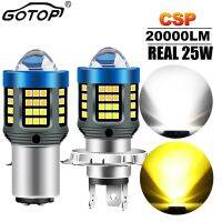 【CW】 1pc 20000LM 25W Motorcycle Headlights H4 BA20 Bulbs High/Low Beam Led Accessories 12V