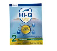 Hi-Q Super Gold Synbio Proteq 2 ไฮคิว ซูเปอร์โกลด์ ซินไบโอโพรเทก 250 กรัม (1 กล่อง) สำหรับเด็ก 6 เดือน-3ปี