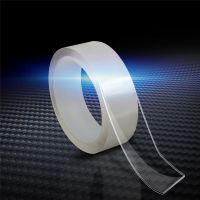 【CW】 2MM/1MM Thick Tape Sided Adhesive Reusable Washable Tapes No Trace Glue Doubl