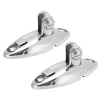 Boat Deck Hinge Mirror Polished Low  Base Top Swivel Deck Hinge for Yacht Trailer Truck Accessories