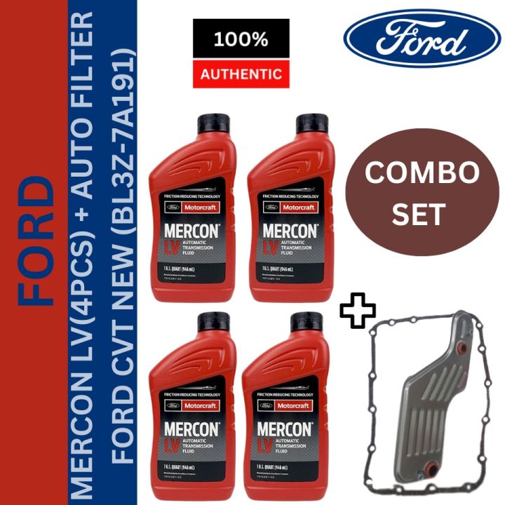 Ford Motorcraft Mercon LV ATF 946ML Ford Ranger T6 / T7 2.2/3.2 TDCI MAZDA  BT50 KUGA Automatic Transmission FluiD