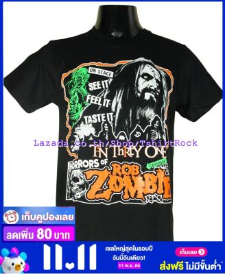 เสื้อวง ROB ZOMBIE เสื้อยืดวงดนตรีร็อค เสื้อร็อค  RZE890 ส่งจาก กทม.