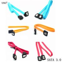 【CW】 SATA Cable 3.0 To Hard Disk Drive SSD HDD Sata 3 Straight Right angle Cable For Asus MSI Gigabyte Motherboard Cable Sata