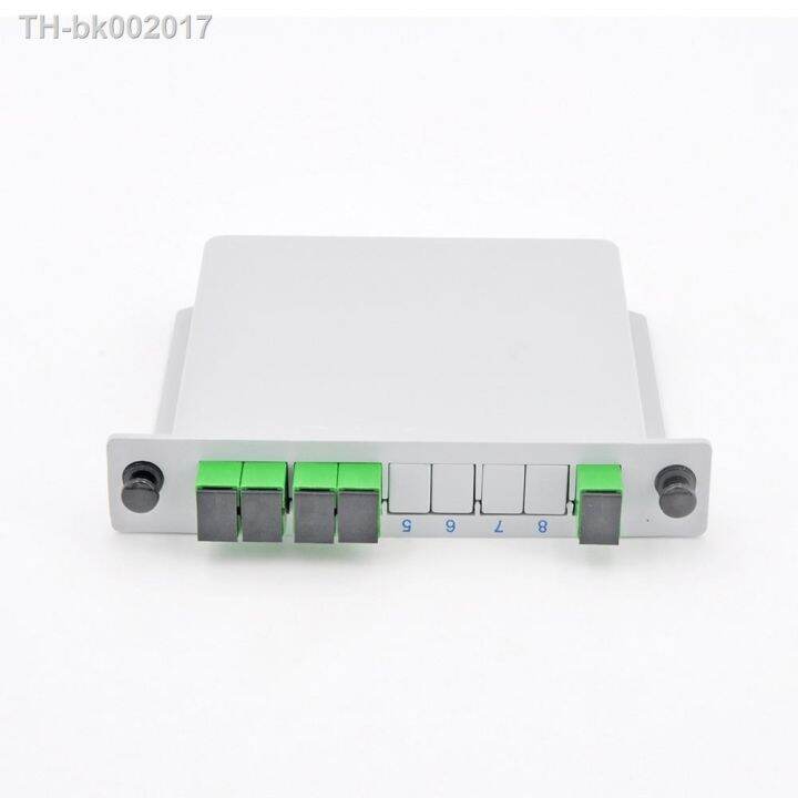 sc-apc-plc-1x4-fiber-optic-splitter-box-ftth-cassette-insertion-type-fiber-optic-splitter-free-shipping