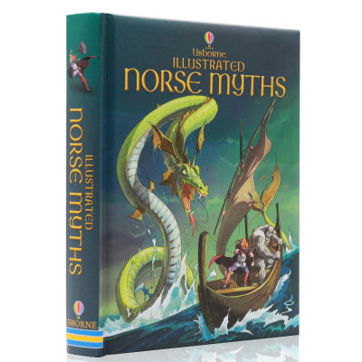 The Usborne illustrated North myths hardcover full color illustration edition primary and middle school students English extracurricular reading picture books and picture stories