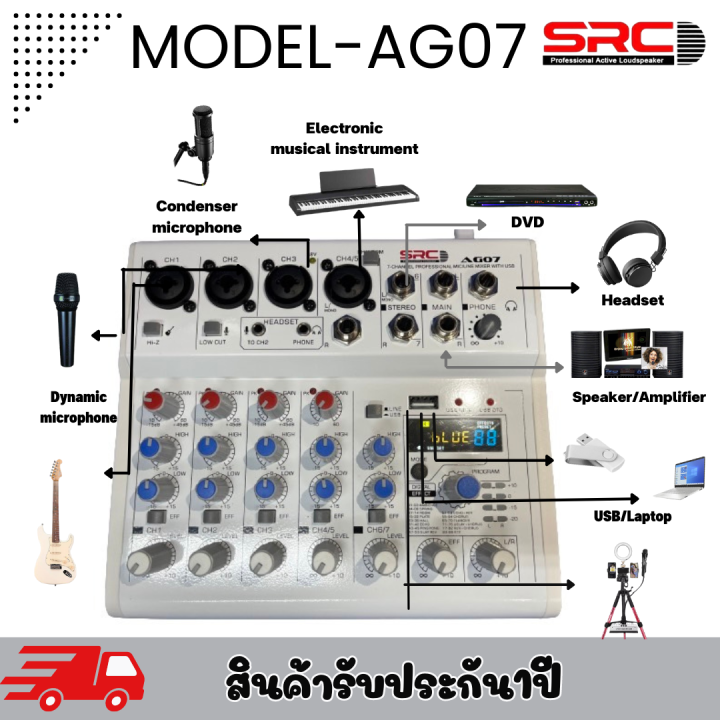 mixer-มิกเซอร์-model-ag07