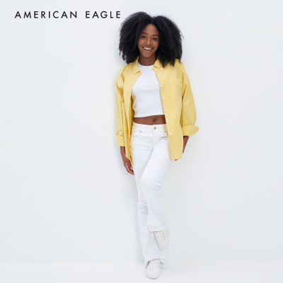American Eagle Prep Solid Shirt เสื้อเชิ้ต ผู้หญิง แขนยาว  (NWSB 035-4818-700)