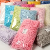 【YF】☑  10g-100g Crumpled Colorful Raffia Paper Stuffing Wedding Material Decorations