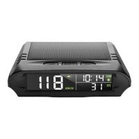 Car HUD Speedometer Head Up Display GPS Clock Temp Charge Solar Automotive Altitude Accessories Digital USB M5B3