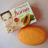 แพ็คเกจใหม่ Fiorae papaya soap สบู่มะละกอ ฟิออเร่ หอม หลงรักท้องครอบครัว (พร้อมส่ง)