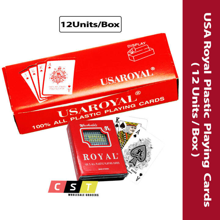 USA Royal Plastic Playing Cards ( 12 Units/Box ) Lazada