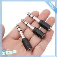 YIXIO 3.5mm Jack to 6.35mm แบบพกพา ปลั๊กแปลง ตัวแปลง อะแดปเตอร์สายหูฟัง ปลั๊กหูฟัง ชายกับหญิง แจ็คไมโครโฟน