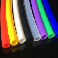 Food Grade Flexible 1 Meter 2mmx4mm Colorful Soft Silicone Rubber Tube Silica Gel Clear Water Beer Milk Air Pump Hose Pipe HOT