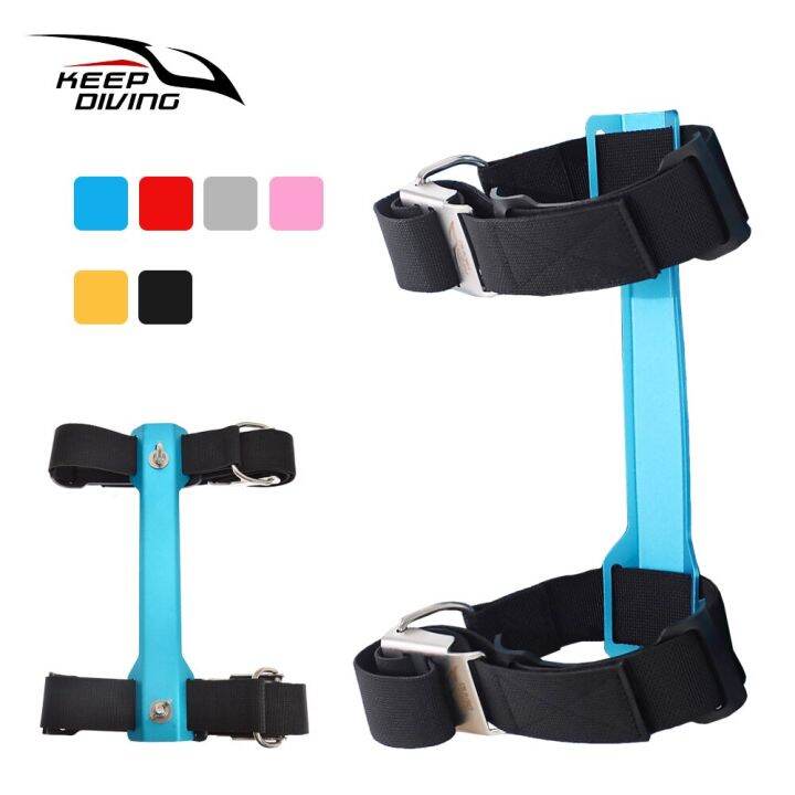Aluminum Alloy Diving Single Tank Adapter Set For BCD Backplate Holder