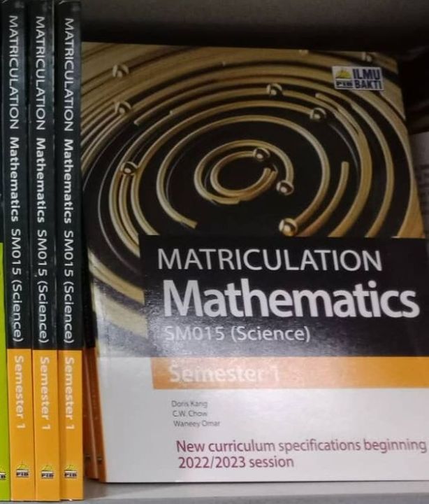 [Ilmu Bakti] Matrikulasi/Matriculation Textbook - Mathematics (Science ...