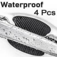 【cw】High-quality 4pcs Car Door Sticker Carbon Fiber Scratches Resistant Cover Handle Protection Film Exterior Styling Accessorieshot