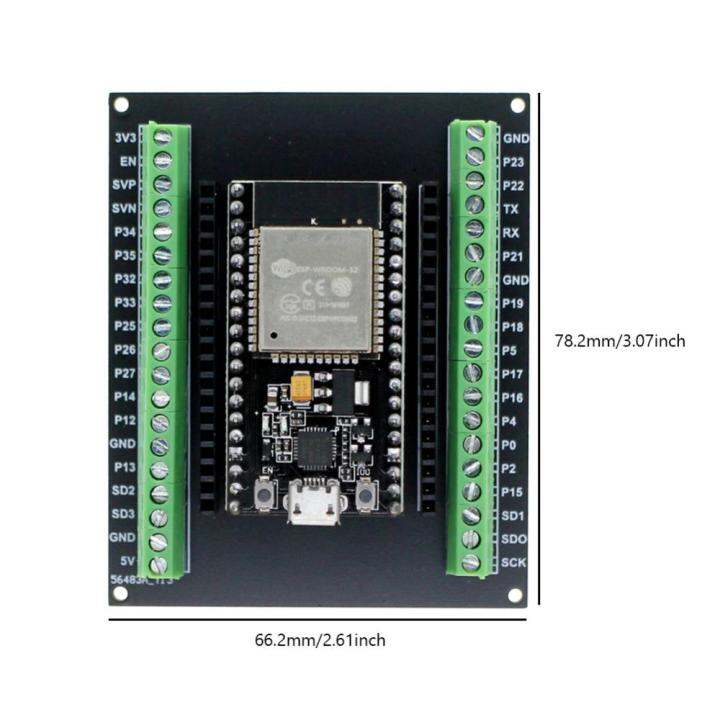 โมดูลการพัฒนา-esp32-cp2102ชิป-nodemcu-32s-โมดูล38pin-lua-อินเตอร์เฟสไมโครยูเอสบีใช้พลังงานต่ำแผงขยาย-gpio-ที่รองรับบลูทูธ