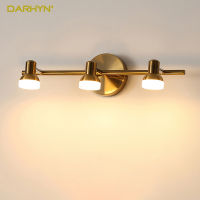 Modern LED Wall Lamp Mirror Headlight For Bathroom Bedroom Home Decor Fixtures Makeup Lustre Simple wall Sconce AC 110V220V