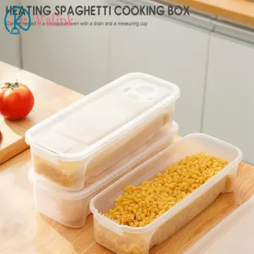 Microwave Pasta Cooker With Strainer Heat Resistant Pasta Boat