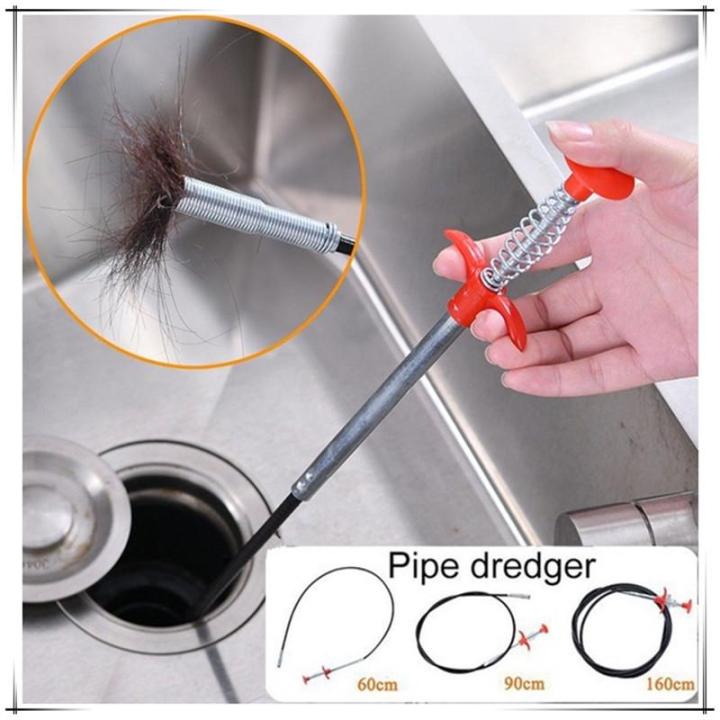 Ss Drain Clog Remover 90 Cm /hair Catchingl Sink Overflow Drain