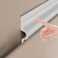 2/4/6M/10M Window Sound Insulation Foam Sealing Strip Double Wave Acoustic Foam Rain Strip Door Seal Gap Filler Decorative Door Stops