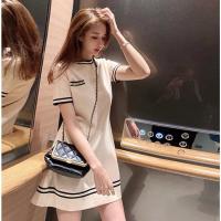 Beautiful Online Summer New Casual Short Sleeve Mini Dress Womens French R Dress