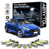 2021AENVTOL Canbus Auto LED Interior Light For Hyundai HB20 Creta ix25 2012-2016 2017 2018 2019 2020 Brasil License Plate Lamp Kit